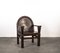 Pinewood Armchair with Fur in the Style of Adolf Loos, 1930s, Image 1