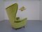 Italian Mohair Wingback Chair, 1950s 6