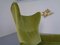 Italian Mohair Wingback Chair, 1950s, Image 8