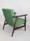 Hellgrüner Vintage Sessel, 1970er 6