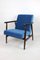 Vintage Blue Marine Easy Chair, 1970s 10