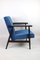 Vintage Blue Marine Easy Chair, 1970s 5