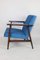Vintage Blue Marine Easy Chair, 1970s, Image 9