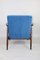 Vintage Blue Marine Easy Chair, 1970s 4