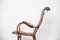 Straw and Curved Wood Armchair, Vienna 9