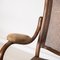 Straw and Curved Wood Armchair, Vienna 16