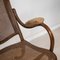Straw and Curved Wood Armchair, Vienna 14