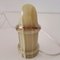 Small Space Age Style Green Alabaster Stone Accent Table Lamp, 1990s 2