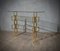 Brass and Glass Italian Console, 1980s 9