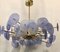 Murano Periwinkle Glass Round Chandelier, 1980, Image 4