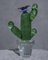 Murano Formia Green Art Glass Cactus Plant by Marta Marzotto, 1990s 8