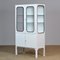 Vintage Glass and Iron Medical Cabinet, 1970s 1
