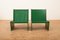 Hardwood Edges Green Stained Chairs, Set of 2 1