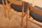 Model 39 Rosewood Painted Chairs Henry Rosengren Hansen for Brande Mobel Industry, 1960s, Set of 6 7