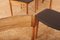 Model 39 Rosewood Painted Chairs Henry Rosengren Hansen for Brande Mobel Industry, 1960s, Set of 6 4