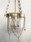 Empire Glass & Bronze Ceiling Lamp, 1810s 6