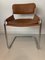 Cognacfarbene Bauhaus Stühle aus Leder, 2er Set 4