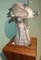 Estatua de pájaro águila antigua de alabastro tallado a mano, años 50, Imagen 5