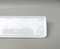 Consola de pared con bandeja de baño de porcelana blanca, años 50, Imagen 15