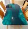 Postmodern American Faux Malachite Lacquered Asymmetric Desk / Dining Table, 1980s 2