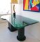 Postmodern American Faux Malachite Lacquered Asymmetric Desk / Dining Table, 1980s 10