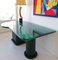 Postmodern American Faux Malachite Lacquered Asymmetric Desk / Dining Table, 1980s, Image 10