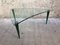 Table Basse Vintage en Verre Vert, 1960s 3