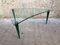 Vintage Green Glass Coffee Table, 1960s 3