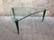 Vintage Green Glass Coffee Table, 1960s, Image 2