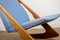 Grande Chaise à Bascule Modèle Boomerang par Mogens Kold, Danemark, 1960s 10