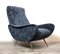 Italian Black Lounge Chair, 1950s 3