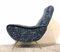 Italian Black Lounge Chair, 1950s 6