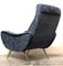 Italian Black Lounge Chair, 1950s 11