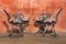 Cast Molten Aluminium Dining Chairs by Quasar Khanh, Set of 4 11