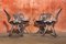 Chaises de Salle à Manger en Fonte d'Aluminium par Quasar Khanh, Set de 4 11