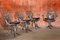 Chaises de Salle à Manger en Fonte d'Aluminium par Quasar Khanh, Set de 4 2
