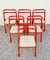 Mid-Century Folding Chairs by Giorgio Cattelan for Cidue, Italy, 1970s, Set of 6 7