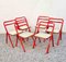 Mid-Century Folding Chairs by Giorgio Cattelan for Cidue, Italy, 1970s, Set of 6 1