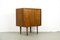 Small Teak Cabinet with Tambour Door by Carlo Jensen for Hundevad & Co., 1960s 1