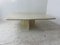 Vintage Hollywood Regency Italian Travertine Coffee Table 8