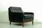 Vintage Black Leather Sofa, Set of 2 9