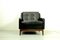 Vintage Black Leather Sofa, Set of 2, Image 12