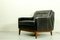 Vintage Black Leather Sofa, Set of 2 4