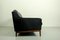 Schwarzes Vintage Ledersofa, 2er Set 16