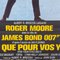 Französisches James Bond For Your Eyes Only Release Poster, 1983 13