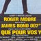 French James Bond for Your Eyes Only Release Poster, 1983 13