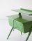 Italienisches Kleines Grün Lackiertes Sideboard, 1950er 6