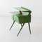 Italian Little Green Lacquered Sideboard, 1950s 5