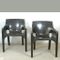 Darkbrown Gaudi Chairs by Vico Magistretti for Artemide, Set of 2 1