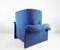 Portovenere Lounge Chair in Blue by Vico Magistretti for Cassina 7